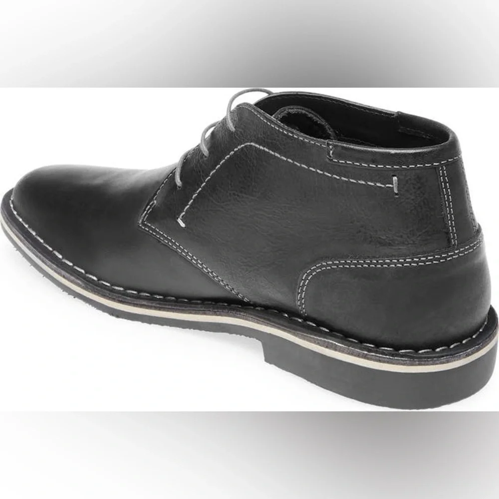Steve Madden Harken Chukka Leather Ankle Boots Sz 7.5 BNWOB